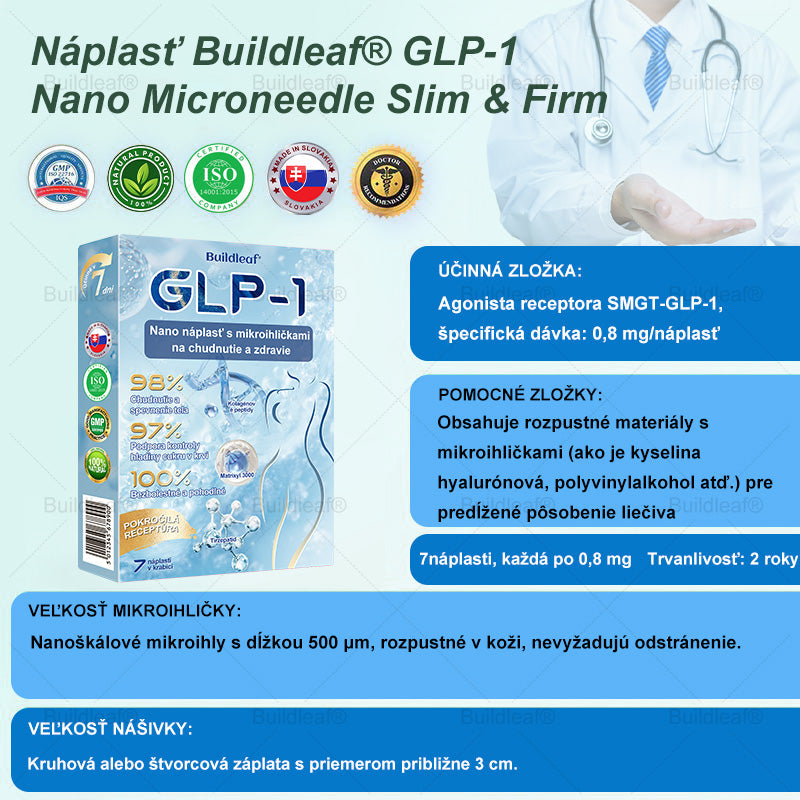 👩dporúčané klinikou Mayo | Buildleaf®🌿 Tirzepatidový zoštíhľujúci a zdravotný nano-mikroihlový náplasť🔥 Obezita, kardiovaskulárne ochorenia, cukrovka, spánkové apnoe, problémy s kĺbmi a ďalšie