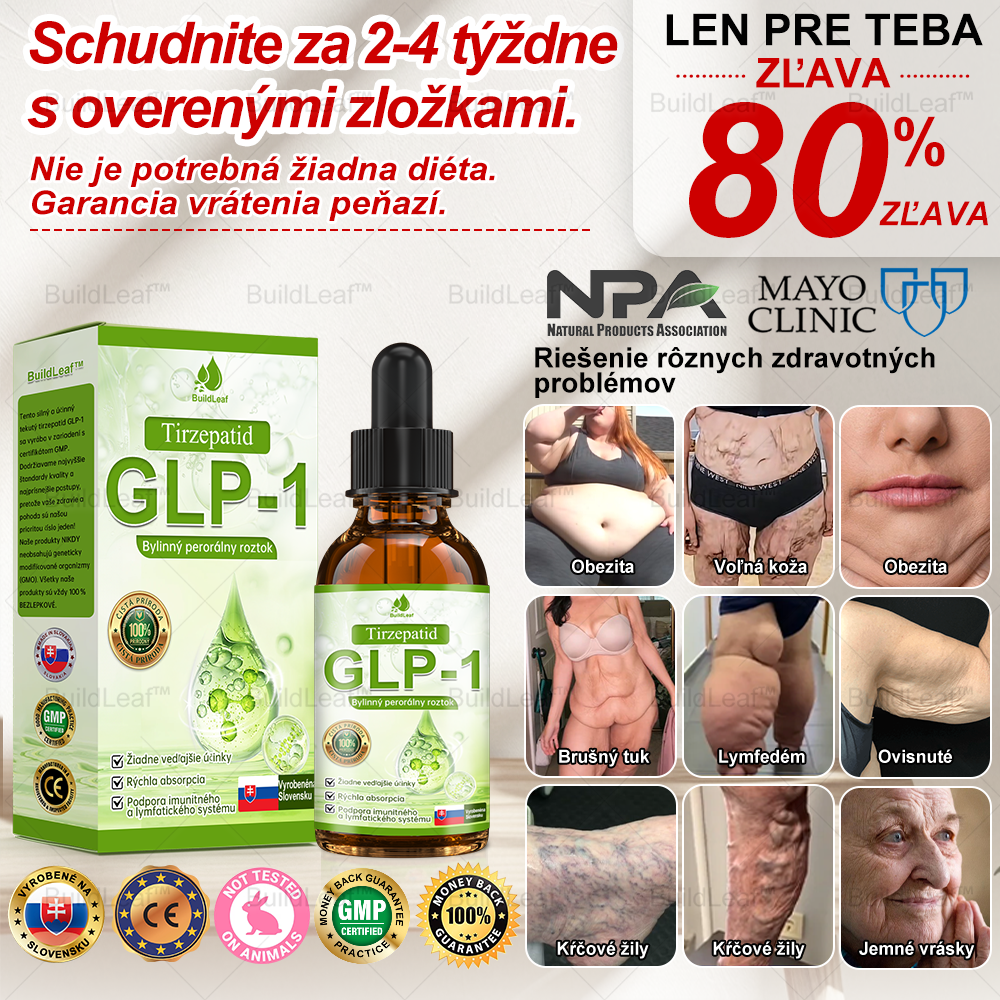 👩‍⚕Odporúčané klinikou Mayo | Oficiálny obchod | BuildLeaf® GLP-1 Moringa Slimming & Health Boost Drops🔥 (Spaľovač tukov potravinárskej kvality – vyvinutý Spoločnosťou pre obezitu)