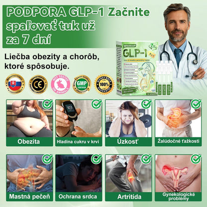 🧑‍⚕️🧑‍⚕️BuildLeaf® GLP-1 8-v-1 Fit & Vital Perorálny Roztok (Len raz denne, viditeľné zmeny už za 7 dní) Pre obezitu, kardiovaskulárne ochorenia, cukrovku, spánkové apnoe, zdravie čriev, problémy s kĺbmi a ďalšie