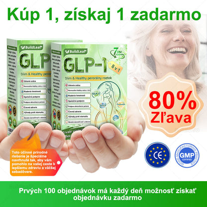 🧑‍⚕️🧑‍⚕️BuildLeaf® GLP-1 8-v-1 Fit & Vital Perorálny Roztok (Len raz denne, viditeľné zmeny už za 7 dní) Pre obezitu, kardiovaskulárne ochorenia, cukrovku, spánkové apnoe, zdravie čriev, problémy s kĺbmi a ďalšie